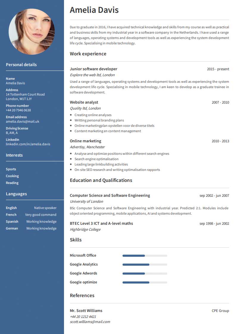 Napravite svoj životopis online uz pomoć našeg CVMaker