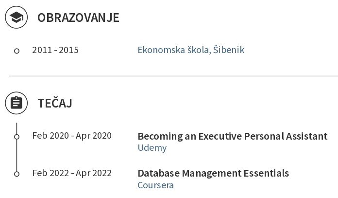 obrazovanje u zivotopisu za recepcionera obrazovanje u zivotopisu za recepcionera